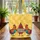 Patchwork Roosters Wooden Name Sign - Farmhouse Kitchen Decor Gift for Chicken & Rooster Lovers Quilted Tote Bag - 3