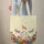 Purple Orange Teal Dragonflies Wildflowers Botanical Vines Garland - Nature Lover Gift Quilted Tote Bag - 6