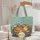 Orange Tabby Cat Floral Wreath Garden - Cat Lover Home Decor Gift Quilted Tote Bag - 5