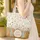 Ornate Vintage Books Wildflower Cross-Stitch Frame - Book Lover Decor Gift Quilted Tote Bag - 4