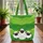 Applique Sheep Personalized Name - Quilted Textile Craft Gift for Her Quilted Tote Bag - 3