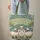 Personalized Cross Stitch Sheep Wildflower Hills - Baby Shower Gift Quilted Tote Bag - 6