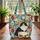 Black and White Cat Floral Garden - Pet Lover Everyday Carryall Gift Quilted Tote Bag - 3