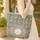 Paisley Floral Medallion Botanical - Boho Lifestyle Gift for Her Quilted Tote Bag - 4