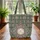 Paisley Floral Medallion Botanical - Boho Lifestyle Gift for Her Quilted Tote Bag - 3