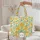 Marigold Flowers Personalized Name - Everyday Floral Lover Gift Quilted Tote Bag - 5