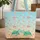 Sea Turtles Hibiscus Flowers Seashells - Ocean Lover Beach Vacation Gift Quilted Tote Bag - 1
