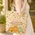 Polka-dotted Pumpkins Autumn Leaves Pinecones Wooden Sign Your Name - Fall Decor Gift Quilted Tote Bag - 4