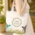 Hummingbirds Vines Garden Flowers Personalized Name - Wildlife Lover Gift Quilted Tote Bag - 4
