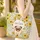 Pug Sunflowers Daisies Floral Wreath Your Name - Everyday Dog Lover Home Decor Gift Quilted Tote Bag - 4