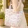 Bunnies Rose Floral Wreath Personalized - Everyday Keepsake Accessory Quilted Tote Bag - 4