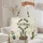 Flowering Cacti Desert Sand Dunes Personalized Name Floral Wreath - Everyday Tote Gift Quilted Tote Bag - 5