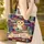 Wise Owl Stacked Books Ornate Magical Covers - Bookworm Scholar Gift Quilted Tote Bag - 4