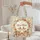 Fawns Nuzzling Roses Acanthus Scrollwork Mushrooms - Name Floral Wreath Everyday Gift Quilted Tote Bag - 5