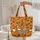 Foxes Nuzzling Autumn Leaves Rustic Wooden Sign - Fall Wildlife Lover Gift for Animal Lover Quilted Tote Bag - 5