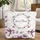 Hummingbird Butterfly Clematis Flowers Your Name Wreath - Nature Lover Gift Quilted Tote Bag - 1