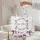 Hummingbird Butterfly Clematis Flowers Your Name Wreath - Nature Lover Gift Quilted Tote Bag - 5