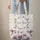 Hummingbird Butterfly Clematis Flowers Your Name Wreath - Nature Lover Gift Quilted Tote Bag - 6