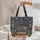 Ornate Antique Books Stack Botanical Floral Leaves Vines Berries - Book Lover Gift Quilted Tote Bag - 5