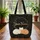 Sleepy Cats Floral Wreath Botanical Vines Personalized - Cat Lover Everyday Tote Quilted Tote Bag - 3