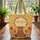 Brown Bear Wildflowers Floral Wreath Name - Everyday Tote Wildlife Lover Gift Quilted Tote Bag - 3