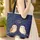 Custom Name Two Owls Celestial Glowing Moon & Stars - Everyday Tote for Night Sky Lover Quilted Tote Bag - 4