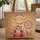 Owl Dreamcatcher Wildflower Garland Your Name - Boho Lifestyle Gift for Wildlife Lover Quilted Tote Bag - 1