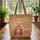Owl Dreamcatcher Wildflower Garland Your Name - Boho Lifestyle Gift for Wildlife Lover Quilted Tote Bag - 3