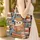 Personalized Wise Owl Reading Open Book on Antique Books - Book Lover Reading Gift Quilted Tote Bag - 4