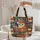 Personalized Wise Owl Reading Open Book on Antique Books - Book Lover Reading Gift Quilted Tote Bag - 5