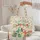 Tropical Parrots Hibiscus Palm Fronds Personalized Your Name - Tropical Lover Gift Quilted Tote Bag - 5