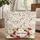 Oval Medallion Patriotic Floral Bouquet Independence Day Personalized Gift Quilted Tote Bag - 1