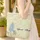 Lupine Flower Blue Blooms Green Leaves Botanical Vines - Nature Lover Travel Gift Quilted Tote Bag - 4