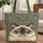 Elegant Ragdoll Cat Scrollwork - Everyday Tote for Cat Lover Quilted Tote Bag - 1