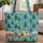 Camper Van Tent Campfire Pine Tree Mountain Scene - Outdoor Explorer Travel Tote Gift Quilted Tote Bag - 1