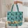 Camper Van Tent Campfire Pine Tree Mountain Scene - Outdoor Explorer Travel Tote Gift Quilted Tote Bag - 5