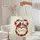 Cardinal Birds Red Roses Personalized Name Floral Wreath - Personalized Gift Quilted Tote Bag - 5