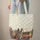 Vintage Bookshelf Flowers Personalized Name - Book Lover Gift Quilted Tote Bag - 6