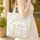 Three Bunnies Wildflower Floral Name Garden Botanical Leaves Berries - Everyday Use Quilted Tote Bag - 4