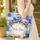 Bluebonnet Flowers Floral Patchwork Personalized Name - Everyday Tote Quilted Tote Bag - 4