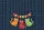 Orange Red Green Cats Scattered Small Fish Name Bunting - Cat Lover Everyday Tote Birthday Gift Quilted Tote Bag - 7