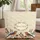 Elegant Birds Botanical Vines Delicate Foliage Floral Wreath - Bird Lover Home Gift Quilted Tote Bag - 1