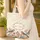 Elegant Birds Botanical Vines Delicate Foliage Floral Wreath - Bird Lover Home Gift Quilted Tote Bag - 4