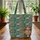 Brown Bear Name Sign Pine Forest Autumn Leaves Mountain - Wildlife Lover Gift Quilted Tote Bag - 3