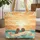 Couple Pool Sunset Ocean Name Ribbon - Romantic Gift for Lovers Quilted Tote Bag - 1