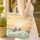Couple Pool Sunset Ocean Name Ribbon - Romantic Gift for Lovers Quilted Tote Bag - 4