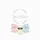 Fluffy Poodle Trio Gold Crown Floral Wreath Your Name - Pet Lover Lifestyle Gift Quilted Tote Bag - 7