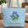 Bluebonnet Wildflower Bloom - Spring Floral Everyday Accessory Quilted Tote Bag - 1