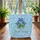 Bluebonnet Wildflower Bloom - Spring Floral Everyday Accessory Quilted Tote Bag - 3