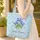 Bluebonnet Wildflower Bloom - Spring Floral Everyday Accessory Quilted Tote Bag - 4